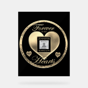 Memorial acrylic sign