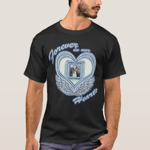 Memorial   Add Photo Heart Angel Wings T-Shirt