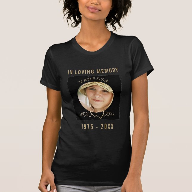 Memorial Add Photo | In Loving Memory T-Shirt (Front)
