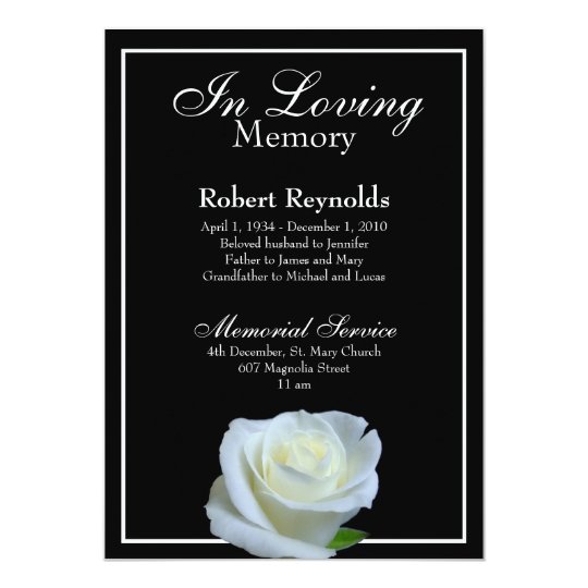 Memorial / Announcement