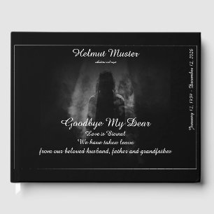 Memorial Binder Into the light - goodbye my dear Guest Book