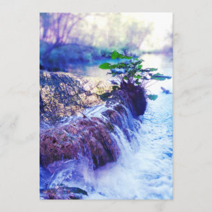 memorial card water haze