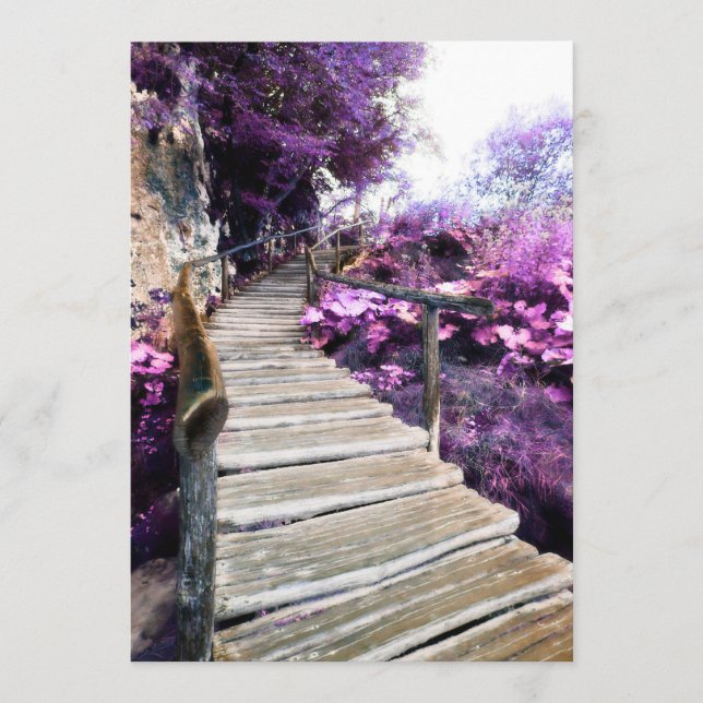 memorial card wisteria stairs (Front)