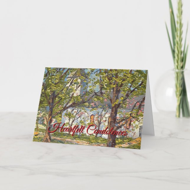 Memorial Celabration of Life Sympathy Card (Front)