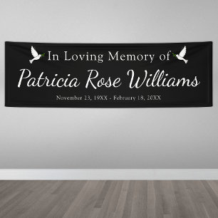 Memorial Celebration of life In Loving Memory Banner