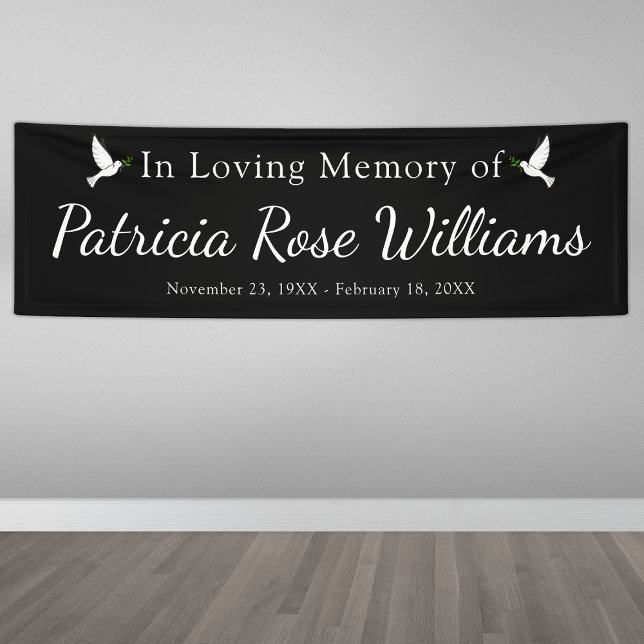Memorial Celebration of life | In Loving Memory Banner (Creator Uploaded)