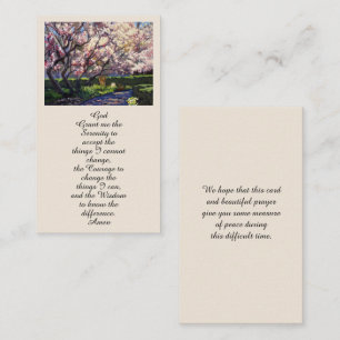 Memorial Celebration of Life Landscape Card