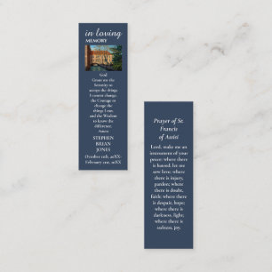 Memorial Celebration of Life Painting Prayer Card