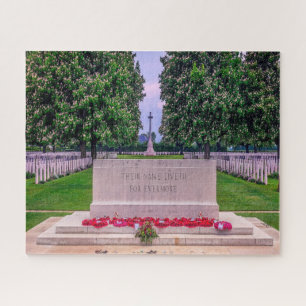 Memorial Cemetery Normandy France Jigsaw Puzzle