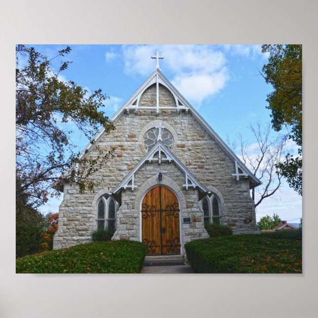 Memorial Chapel at Fort Leavenworth, Kansas Poster (Front)