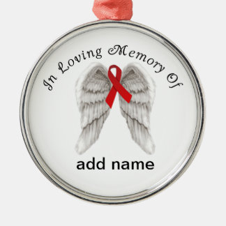 Memorial Christmas Ornament  AIDS Awareness