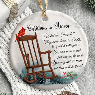 Memorial Christmas ornament Someone Heaven Cardina