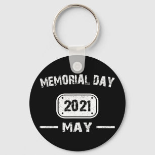 Memorial day 2021 american flag men women 4 Memori Key Ring