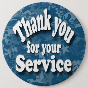 Memorial Day 6 Cm Round Badge