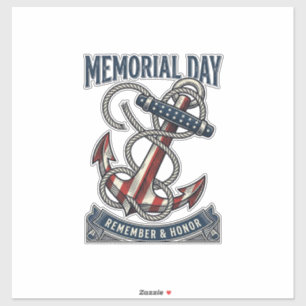 Memorial Day Anchor Remember Honor Vintage Shirt_1