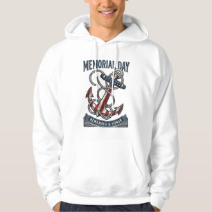 Memorial Day Anchor Remember Honor Vintage Shirt_1 Hoodie