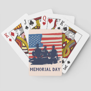 Memorial Day Barbecue Party Playing Cards