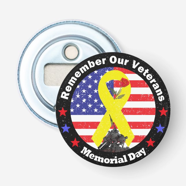 Memorial Day Bottle Opener (Front)