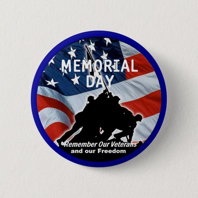Memorial Day Button (Front)