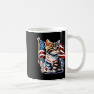Memorial Day Cat Coffee Mug
