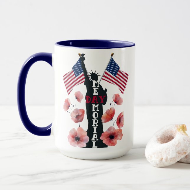 Memorial Day celebration  Mug (With Donut)