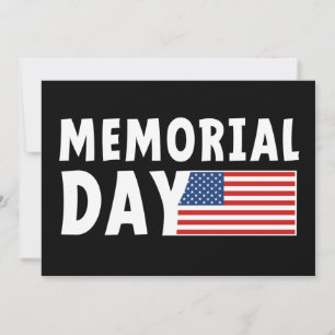 Memorial Day. commemoration day Holiday Card