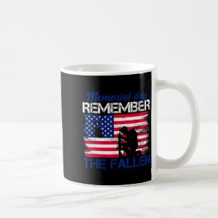 Memorial day design for usa military men and women coffee mug