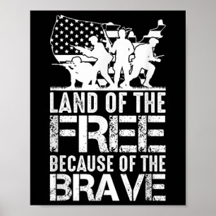 Memorial Day Design For Usa Military Men And Women Poster