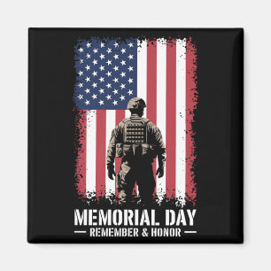 Memorial Day Dont Know But Owe Premium Magnet