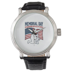 Memorial Day Fallen Heroes Patriotic Soldier Shirt Watch