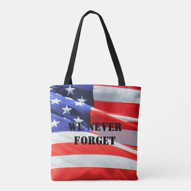 Memorial Day Fallen Soldiers Remembrance Military Tote Bag (Back)