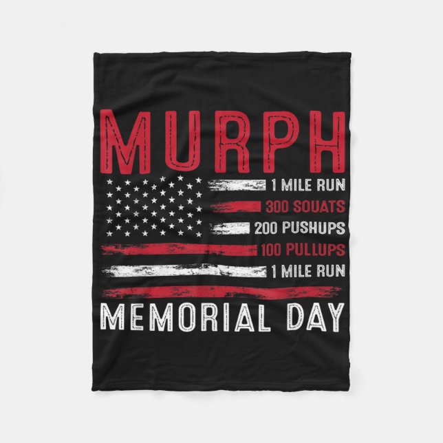 Memorial Day  Fleece Blanket (Front)