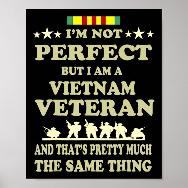 Memorial Day Gift Veteran's Day Vietnam Veteran  Poster (Front)
