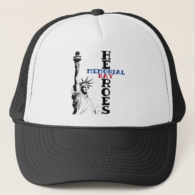 Memorial Day heroes  Trucker Hat (Front)