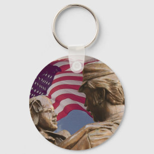 Memorial Day Homecoming Key Ring