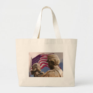 Memorial Day Homecoming Large Tote Bag