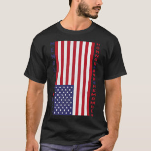 memorial day honour and remember vintage american  T-Shirt