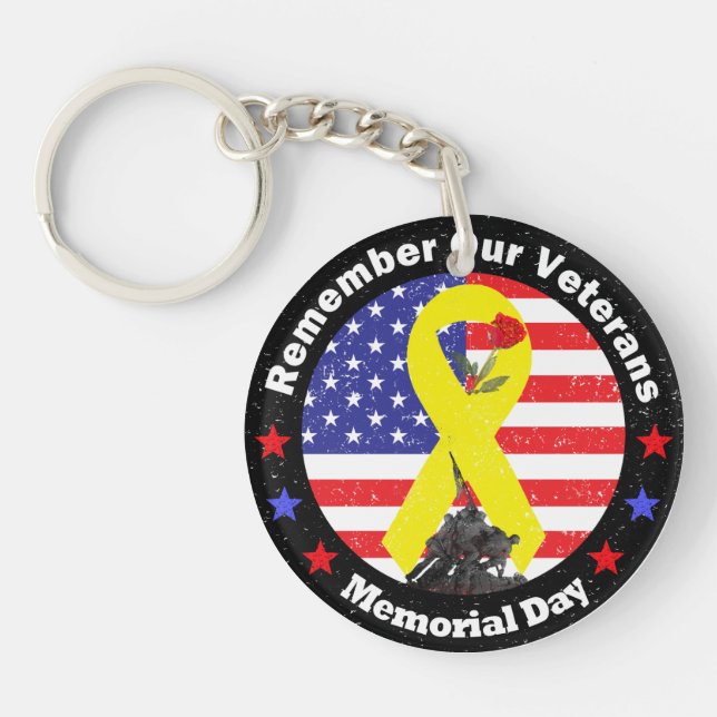 Memorial Day Key Ring (Front)