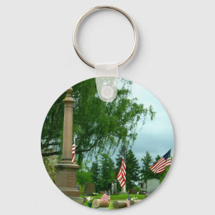 Memorial Day Key Ring