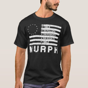 Memorial Day Murph challenge 2023 distressed us fl T-Shirt