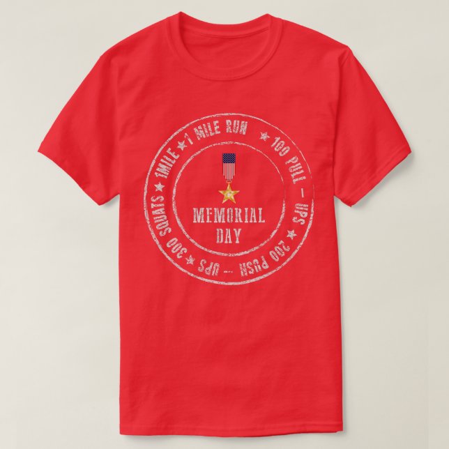 Memorial Day Murph challenge 2023 T-Shirt (Design Front)
