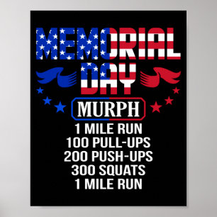 Memorial day murph military service Memorial day m Poster