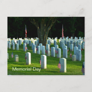 Memorial Day Natchez National Cemetery Postcard