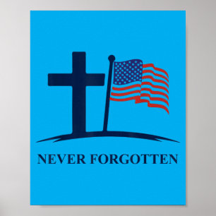 Memorial Day Never Forgotten Poster