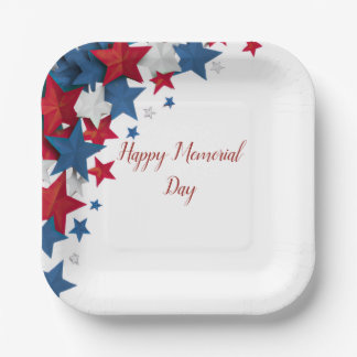 Memorial Day Paper Plate