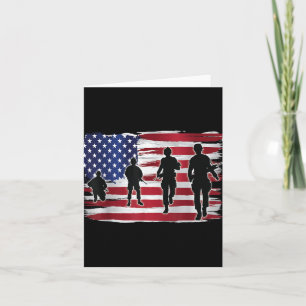 Memorial Day Patriotic Thank You Veterans Lives  Card