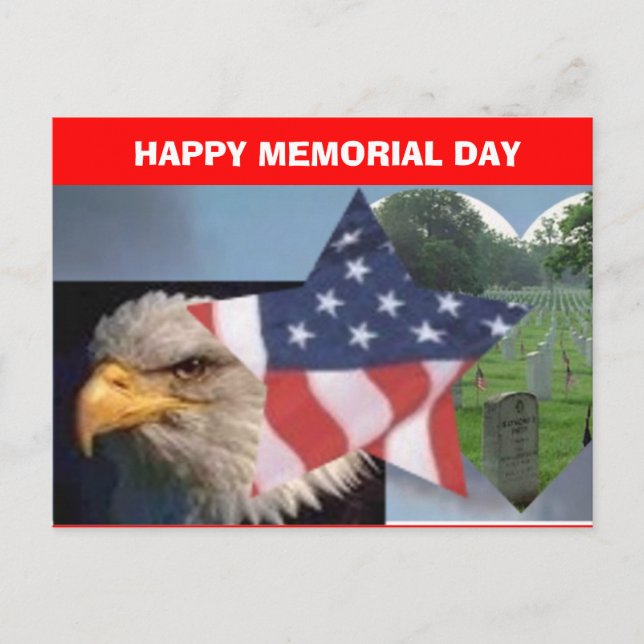 MEMORIAL DAY Postcard (Front)