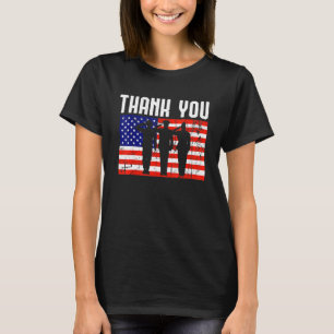 Memorial Day Proud Veterans Shirt Thank You Vetera