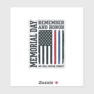 Memorial Day Remember And Honour Tribute Vector De