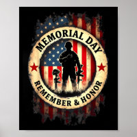 Memorial Day Remember Honour Partiotic Veterans In